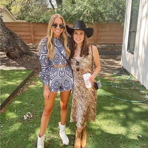 Minkpink blue/white set